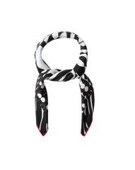 Abstract Bandana Silk Scarf