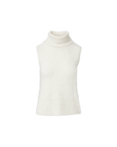 Mazzy Brushed Cashmere Sleeveless Sweater