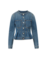 Zahara Peplum Denim Jacket