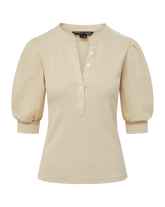 Coralee Puff-Sleeve Tee