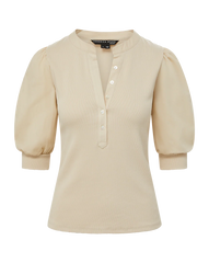 Coralee Puff-Sleeve Tee