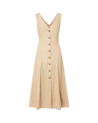 Lou Pleated Midi Dress