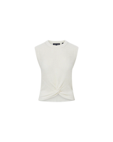 Kellen Twist-Front Sweater