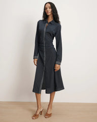 Lex Midi Shirtdress