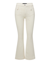 Carson Patch-Pocket Kick-Flare Jean