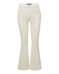 Carson Patch-Pocket Kick-Flare Jean