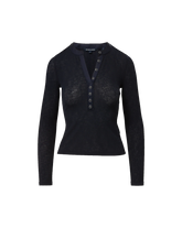 Drexler Ribbed Henley Top