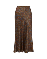 Clover Paisley Midi Skirt