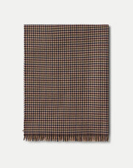 Houndstooth Wool Scarf