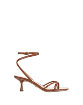 Caterina Leather Ankle-Wrap Sandal