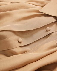 Demaris Ruffled Button-Down Blouse
