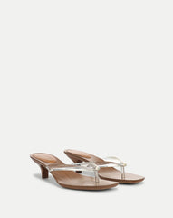 Clea Jelly Kitten-Heel Sandal