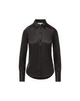 Monique Silk Button-Down Shirt