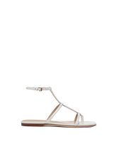 Marbella Lizard-Embossed Sandal