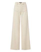 Kasey Patch-Pocket Wide-Leg Jean