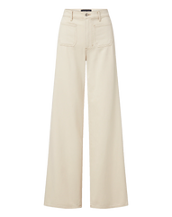Kasey Patch-Pocket Wide-Leg Jean