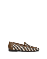 Prilla Woven Leather Loafer