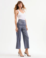 Aubrie Cropped Wide-Leg Pant