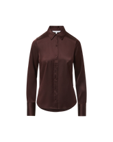Monique Silk Button-Down Shirt