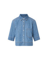Spruce Denim Button-Down Shirt
