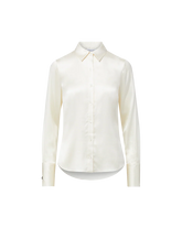 Monique Silk Button-Down Shirt