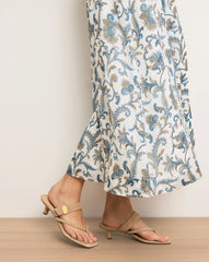 Salva Dash Kitten-Heel Sandal