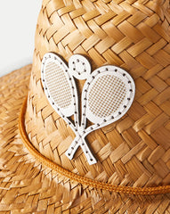 Racquet Straw Hat
