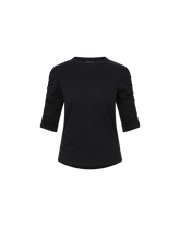 Waldorf Ruched-Sleeve T-Shirt