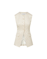 Lois Gold-Print Vest