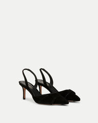 Lisbeth Suede Slingback Pump