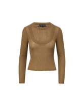 Neita Ribbed Crewneck Top