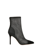 Lisa Rhinestone Mesh Bootie
