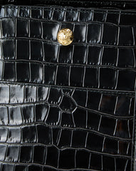 Veronica Beard Croc-Embossed Grand Goody Bag