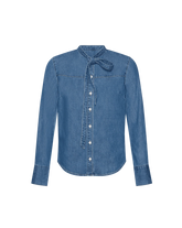 Gabby Denim Button-Down Shirt