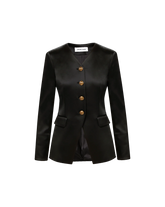 Cynthia Satin Tailored Jacket