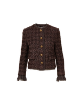 Audrina Metallic Tweed Jacket