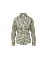 Devra Striped Button-Down Shirt