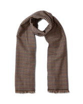 Houndstooth Wool Scarf
