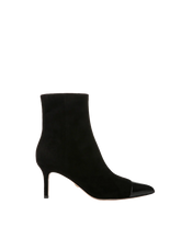 Lisa Cap-Toe Mid-Heel Bootie