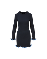 Baranova Ruffle-Trim Mini Dress