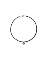 Black Cord Pendant Necklace