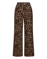 Taylor Leopard Wide-Leg Jean