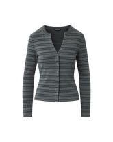 Dilia Striped Button-Down T-Shirt