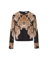 Karisse Paisley Silk Blouse