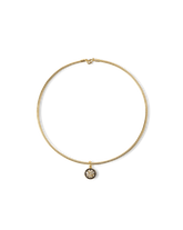 Gold Snake Chain Pendant Necklace