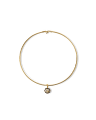 Gold Snake Chain Pendant Necklace