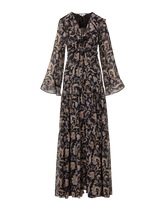 Akara Silk Maxi Dress