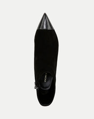 Lisa Cap-Toe Mid-Heel Bootie