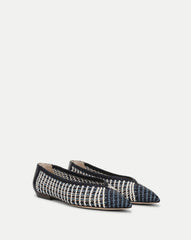 Bancroft Woven Leather Flat