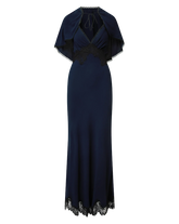 Muriel Lace-Trim Maxi Dress